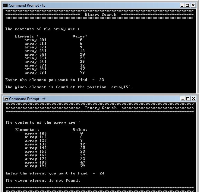 binary search tree program in c source code